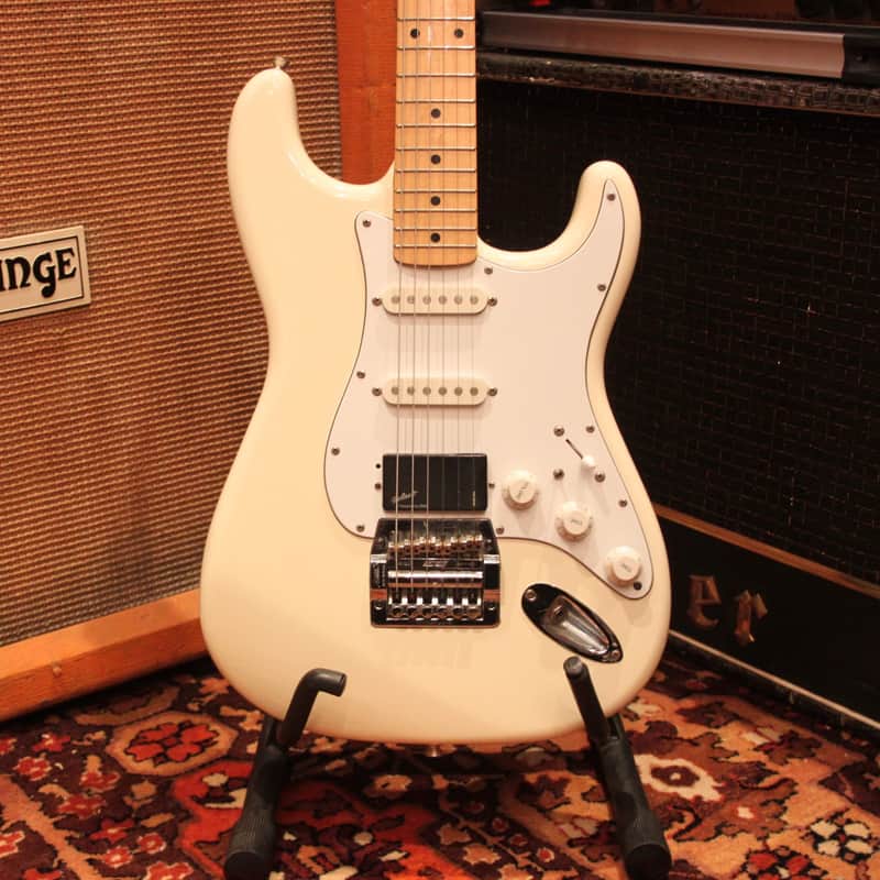 Vintage 1984 Fender Squier Japan Stratocaster Guitar w/ USA Kahler