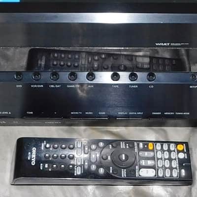 Onkyo TX-SR606 receiver with remote image 1