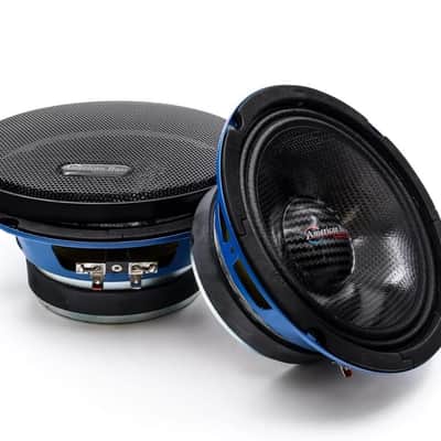 American Bass 6.5" Mid Range Speakers 400 Watts Max 4 Ohm Godfather 6.5CC Pair image 1