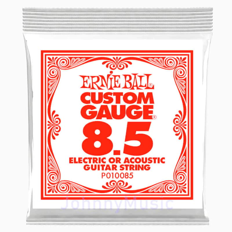 .0085 Custom Gauge Plain Steel Single String For Electric Guitar Strings Specially Tempered High Carbon Tin Plated - The Slinky Standard! image 1