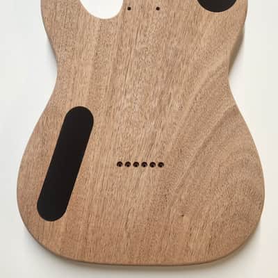 Shepard Custom Guitars Custom Telecaster Body Semi-hollow Backroute F Hole Optional Quilted Maple Top On 1pc Mahogany 2026 - Unfinished image 4