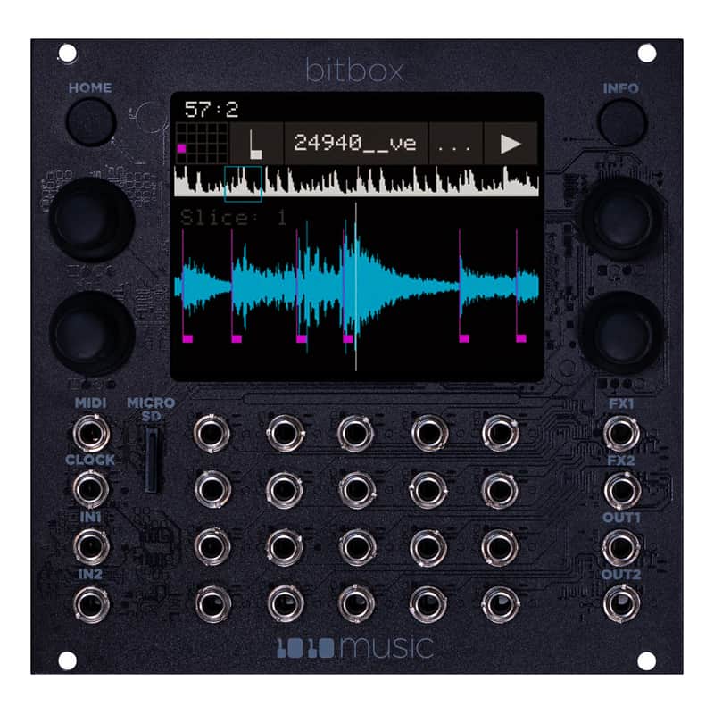 1010 Music BitBox MK2 Eurorack Sampler Module (Black) image 1