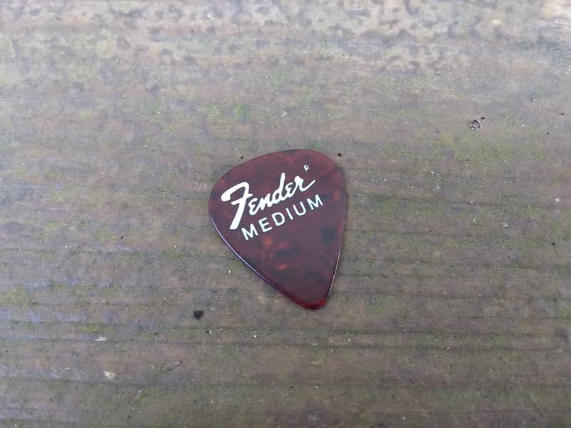 Vintage 1970's Fender Medium Guitar Pick! Rare, Original Case Candy! image 1