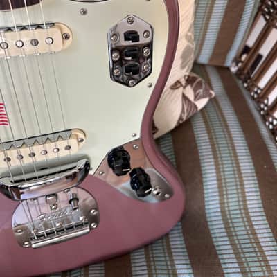 Fender 50th Anniversary Jaguar 2012 - Burgundy Mist Metallic image 11