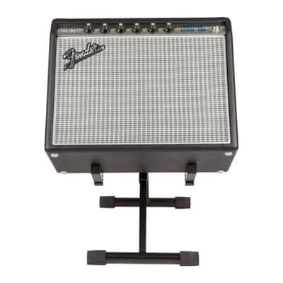 Fender Amp Stand with Adjustable Height, Foldable Design, and Rubber Feet (Black, Small) image 3