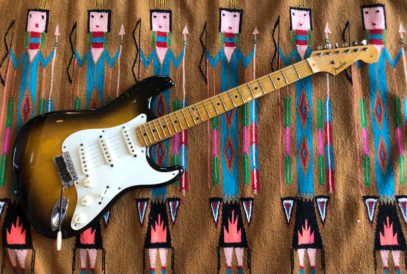 1957 Fender Stratocaster 2TSB Sunburst Refinished Body & Neck image 1