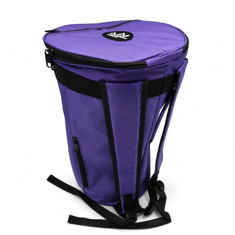 ZAZA - Professional Colorful Doumbek/Darbuka ClassicSize - Bag Carry Case - Premium Nylon Fabric Gig-bag - Purple image 1