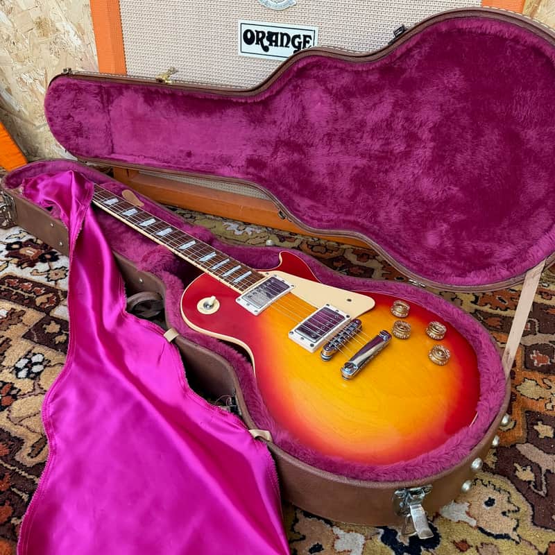 1996 Gibson Les Paul Standard Cherry Sunburst 'Good Wood' Electric Guitar w OHSC image 1