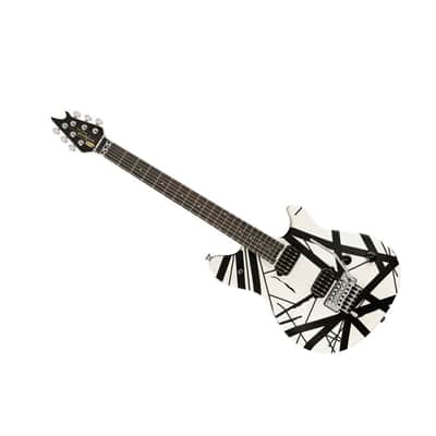 EVH Wolfgang Special Striped Electric Guitar - Black and White image 5