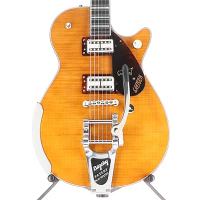 Gretsch G6134TFM-NH Nigel Hendroff Signature Penguin, Ebony Fingerboard, Amber Flame (P1)(93619) (93619) image 1