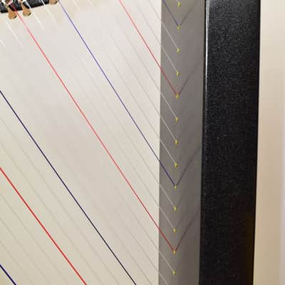 Rees Harps Fullsicle Harp, 26 Strings, With LR Baggs Pickup System, Metallic Black Finish image 5