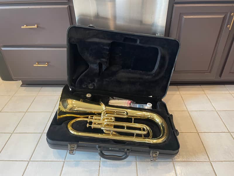 Serviced Yamaha YEP-201 Euphonium (Ready to Play) - Excellent Condition - Made in Japan image 1