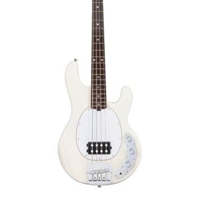 Sterling SUB StingRay Bass Guitar Vintage Cream image 1