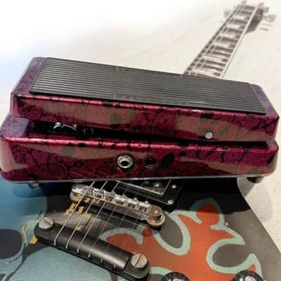 Flattley Guitar Pedal Guitar Candy Red Skulls – The Flattley Wah 10th Anniversary Edition image 6