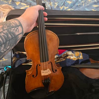 Beautiful One Piece Back Daniel Moinel 4/4 1948 Professional Violin, perfectly setup in Edinburgh and played in professional Orchestra, Warm Silvery big sound, incredibly easy to play. Suitable for orchestra or soloist playing. image 15