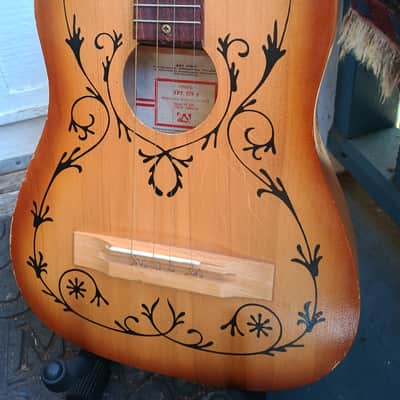 Soviet "Cigar Box" Tenor Guitar/Steel Sting Baritone Ukulele image 2