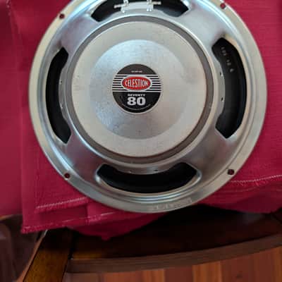 Celestion G12P-80 Seventy 80 12" 80-Watt 8ohm Guitar Amp Speaker 2020s - Silver image 1