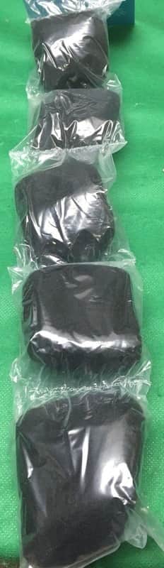 New 5-Pack Handheld Microphone Karaoke DJ Windscreen Sponge Foam Microphone Cover, Black image 1