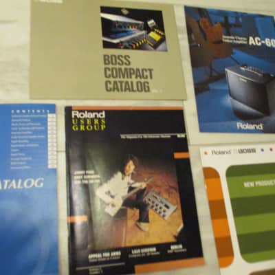 Roland Catalogs TR 909 Synthesizers- Effects - Stomp Boxes 1980's - 2000's image 1