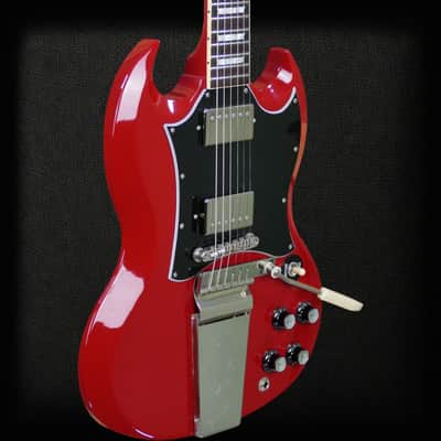 Gibson Custom Shop M2M Cardinal Red LP SG Standard 1961 Large Guard - Made to Measure image 5