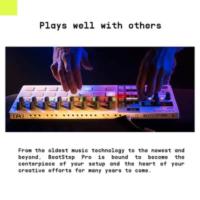 Arturia BeatStep Pro Controller and Sequencer — Aftertouch, Velocity Sensitive, With 2 Independent Melodic Sequencers, Drum Sequencer, 16 Drum Pads, MIDI/CV/Gate I/O and Music Production Software image 3