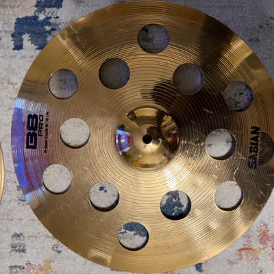 Sabian B8X Cymbal Set: 14" Hi Hats, 14" Thin Crash, 18" Crash Ride, & B8 Pro 16" O-Zone Crash image 14