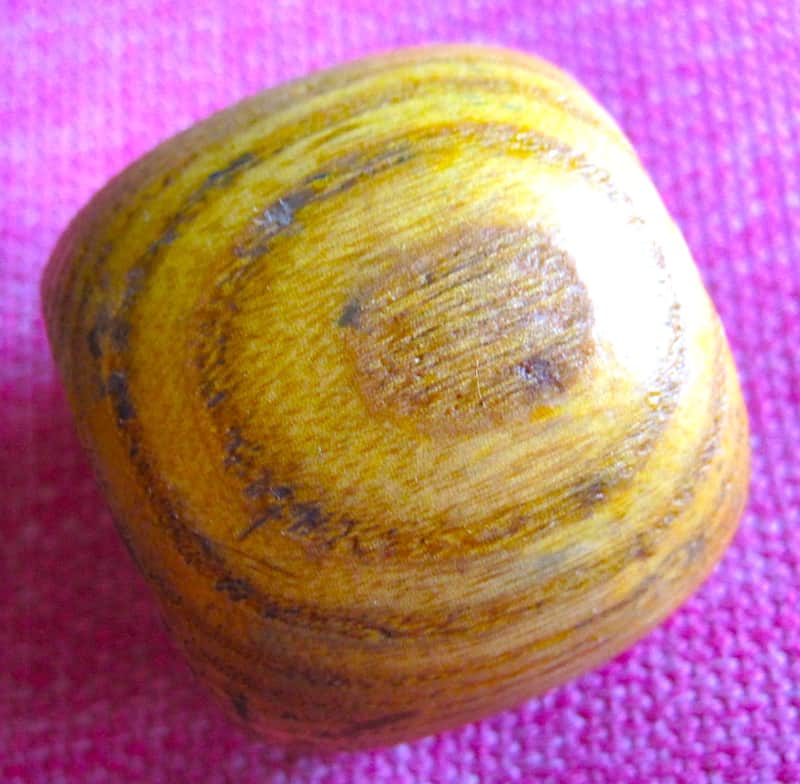 Wood Bass Drum Beater Head - Vintage image 1