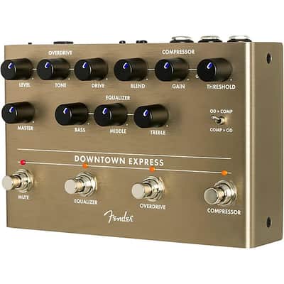 Fender  Downtown Express Bass Multi-Effects Pedal 2024 - Gold image 4