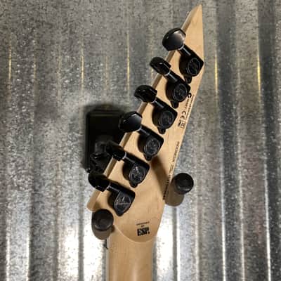ESP LTD M-200 Flame Top See Thru Black Guitar M200FMSTBLK #0648 Used image 4