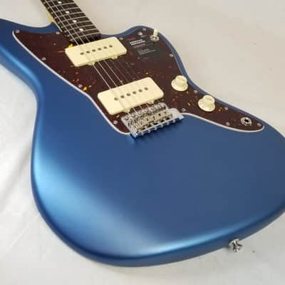 Mint Fender American Performer Jazzmaster Electric Guitar Rosewood Fingerboard, Satin Lake Placid Blue W/ Bag image 5