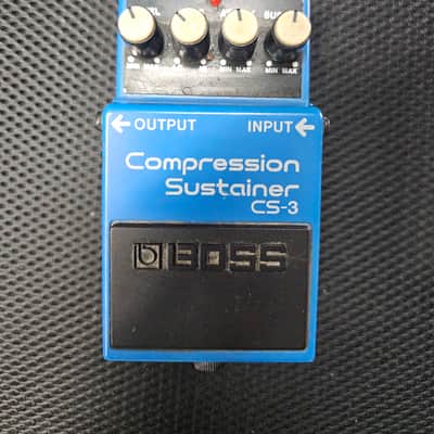 Boss CS-3 Compression Sustainer (Silver Label) 1997 - Present - Blue image 1