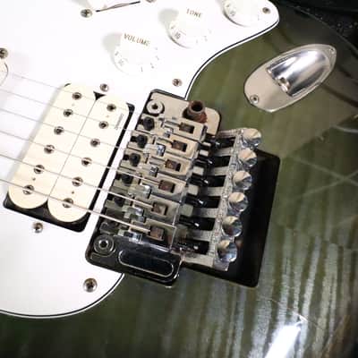 1993 Fender MIJ Stratocaster HSS Floyd Rose Blackburst image 17