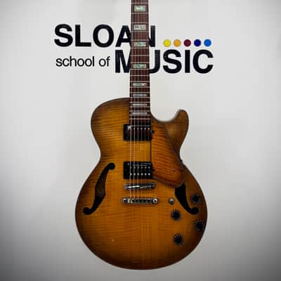 USED Ibanez Artcore AGS83B Hollowbody - Antique Burst Flat image 3