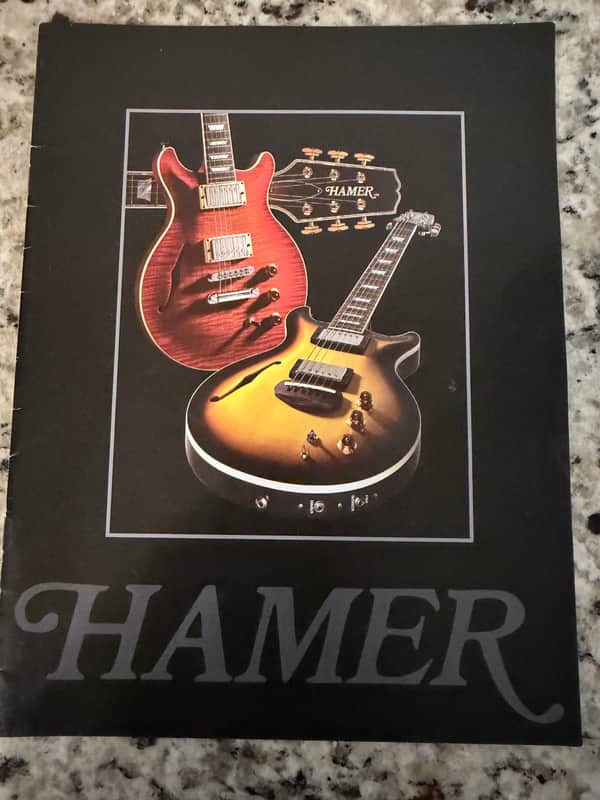 Hamer Catalog 1999 25th anniversary artist studio standard phantom Rick Nielsen slammer image 1