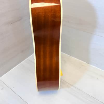 Mitchell EZB Super Short Scale Acoustic Bass Guitar Sunburst Acoustic-Electric Bass 2024 image 6