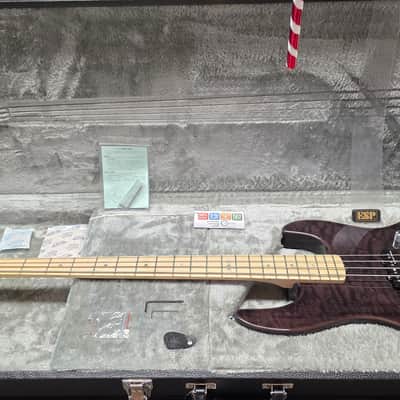 ESP J4 QM Bass BRAND NEW J-FOUR Jazz Bass MIJ E-II Standard Series Ash Body with Americam USA Seymour Duncan Pickups - Fender killer from Japan! image 2
