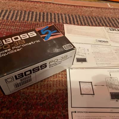 Boss PQ-3B Bass Parametric EQ (1991 - 1995) - "brown + gold" bass series 90´s image 10