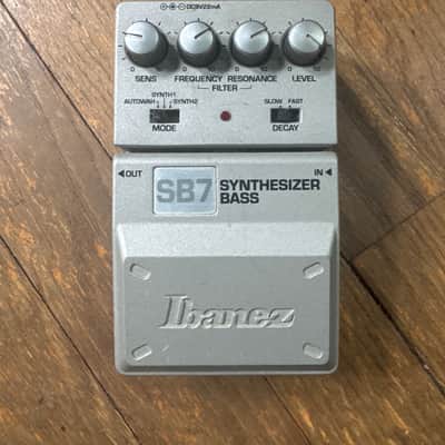 Ibanez SB7 Synthesizer Bass 1990s - Silver | Reverb
