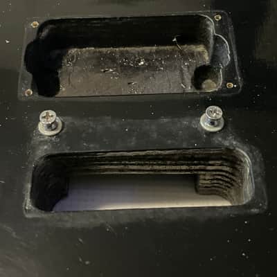 1990 Korean Ibanez EX 140 Series Black Basswood Guitar Body 2 Post Tremolo Ready image 5