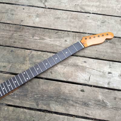 Fatboy wide 2 1/4 heel 21 T neck Rosewood on Mahogany Guitar Neck image 7