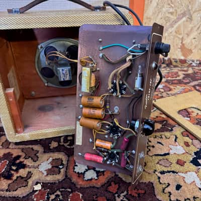 Vintage 1954 Fender Tweed Champ 5D1 Wide Panel Clean USA Amplifier Combo *1950s* image 22