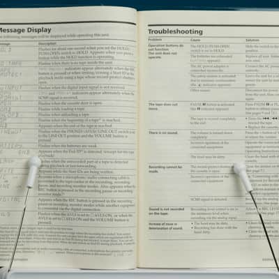 Original Sony TCD-D8 DAT Walkman User Manual Instructions image 4