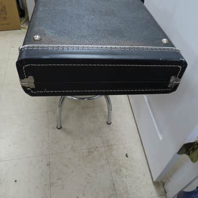 Fender Vintage Black Tolex Deluxe Hard Side Case, w/ Orange Interior (USA) image 7