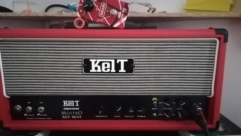 KELT  Mostro red head el34 2019 Red + cab 212 image 1