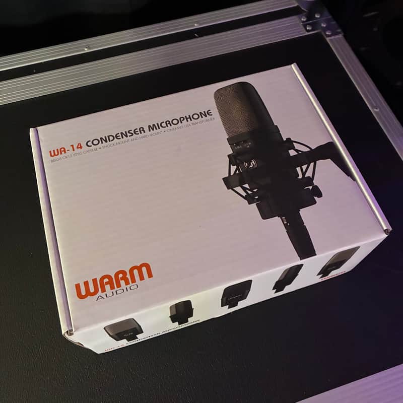Warm Audio WA-14 Multipattern Brass Capsule Condenser Microphone 2017 - Present - Black Bild 1