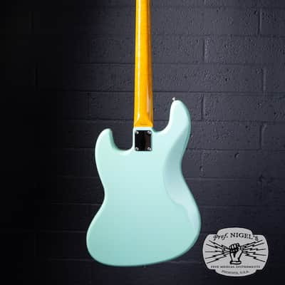 Fender Japan JB62-US Jazz Bass Sonic Blue – US Pickups Flame Maple Neck CIJ image 3