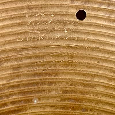 16" Paiste 1960s Ludwig Standard Crash Cymbal 762g Swiss Made *Video Demo* image 4
