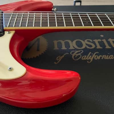 Mosrite Of California The Ventures Model Red Signed By Don Wilson Japan Vintage OHSC MIJ image 11