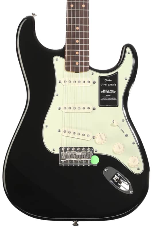 Fender Vintera III Early '60s Stratocaster Electric Guitar - Black image 1
