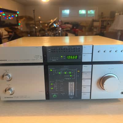 Vintage Pioneer A-8 Amplifier + T7 Tuner Gold Champagne Fresh Service! 90WPC🎶🔥 image 2